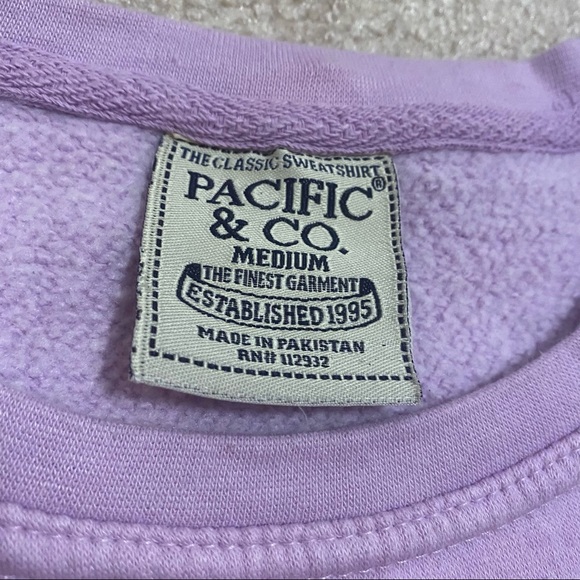 Pacific & Co Brooklyn hoodie purple size M - Picture 2 of 3